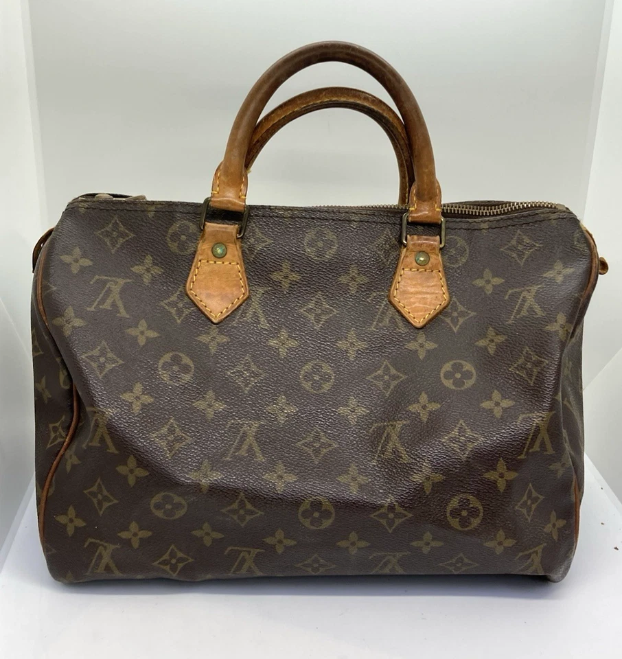 used LOUIS VUITTON  Speedy 30 M41526 Monogram Boston Bag PVC Brown 27515 - Image 2 of 4