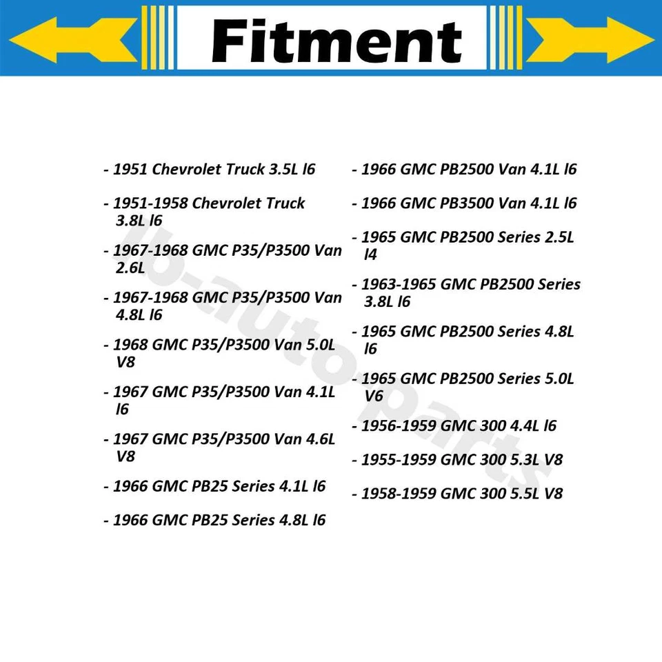 Manguera de freno trasero línea Sunsong 2 piezas para 1951 GMC P252 3,7 L 1951 GMC P253 3,7 L Foto 2 de 4