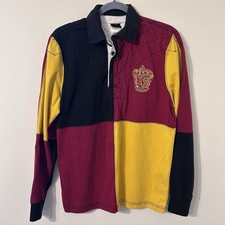 Harry Potter Gryffindor Rugby Shirt Adult S Wizarding World Cosplay Halloween VG