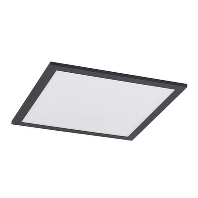Lindby Nelios LED-Deckenlampe CCT 40 x 40 cm schwarz Deckenlampe Lampe Leuchte