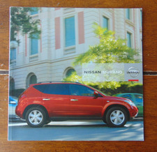 Nissan Murano 3.5 V6  UK Market Sales Brochure