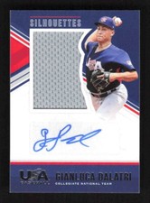 2018 Panini USA Stars & Stripes Gianluca Dalatri Silhouettes Auto #'d /199