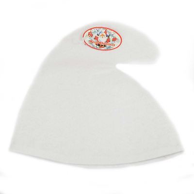 BIANCO Cappello GRANDE PUFFO PUFFETTA SETTE NANI Gnomo Elfo Costume Festa  Addio Al Celibato Costume | eBay