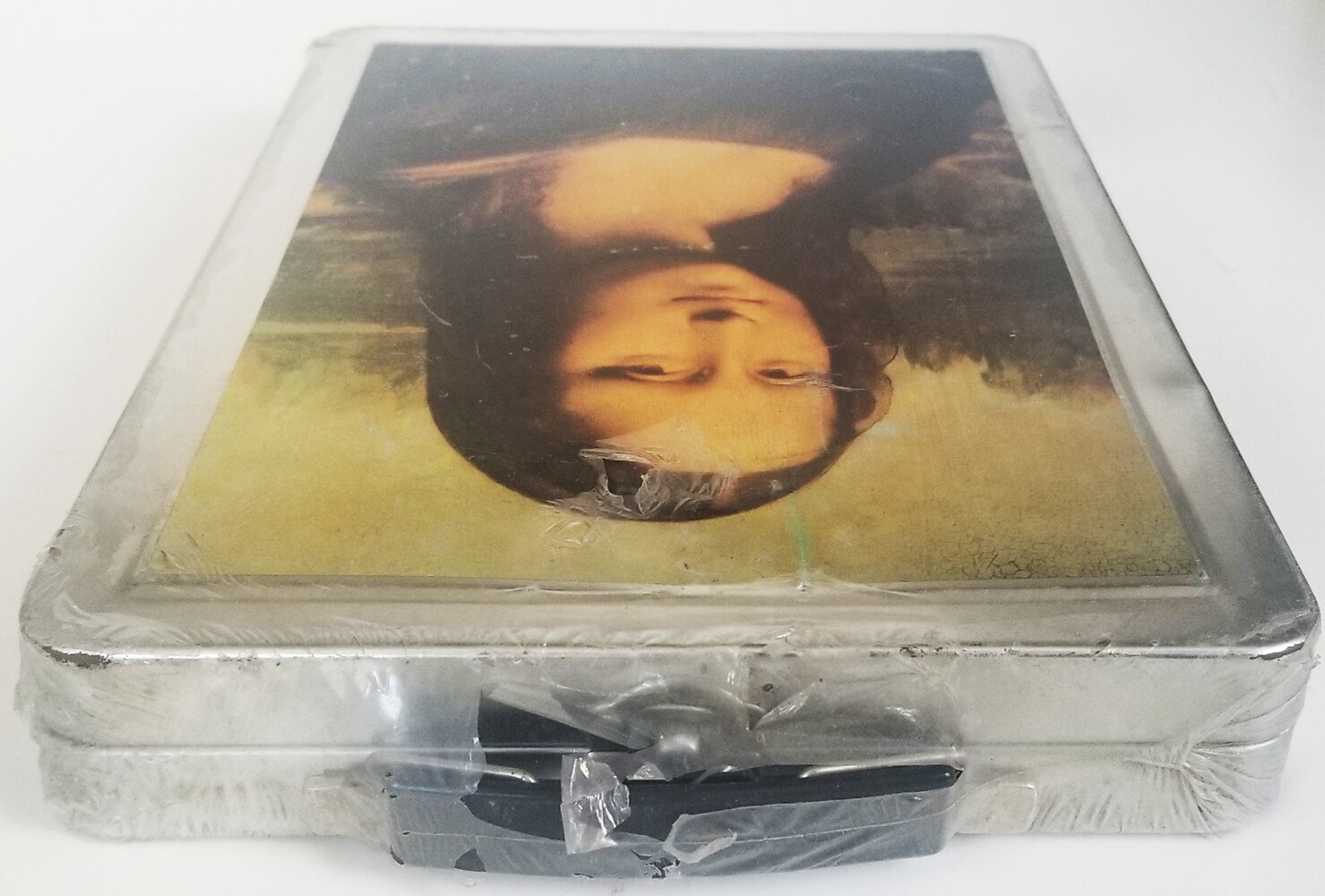 XONEX Mona Lisa TIN ART SET oil pastels watercolors colored pencils sketch pad +