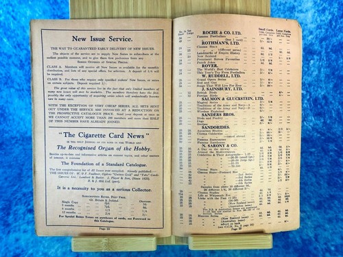 Seltener Vintage 1935 Katalog Zigarettenkarten, Alben & Zubehör #1 - Bild 6 von 7