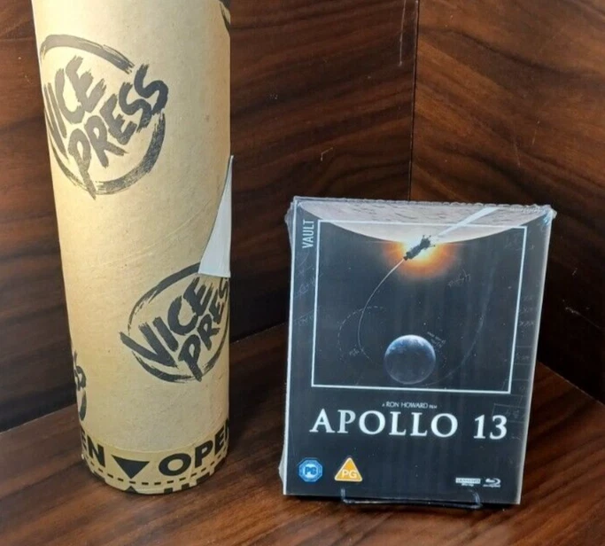 Apollo 13 4K Steelbook Film Vault Collection(U.K IMPORT)+VICE Poster-NEW-Free &H Foto 2 de 4