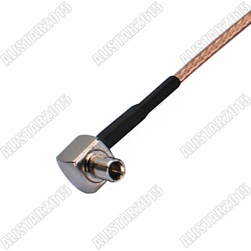 Enchufe macho SMA a enchufe macho TS9 conector ángulo recto cable coleta RG316 15 cm RF - Imagen 3 de 4