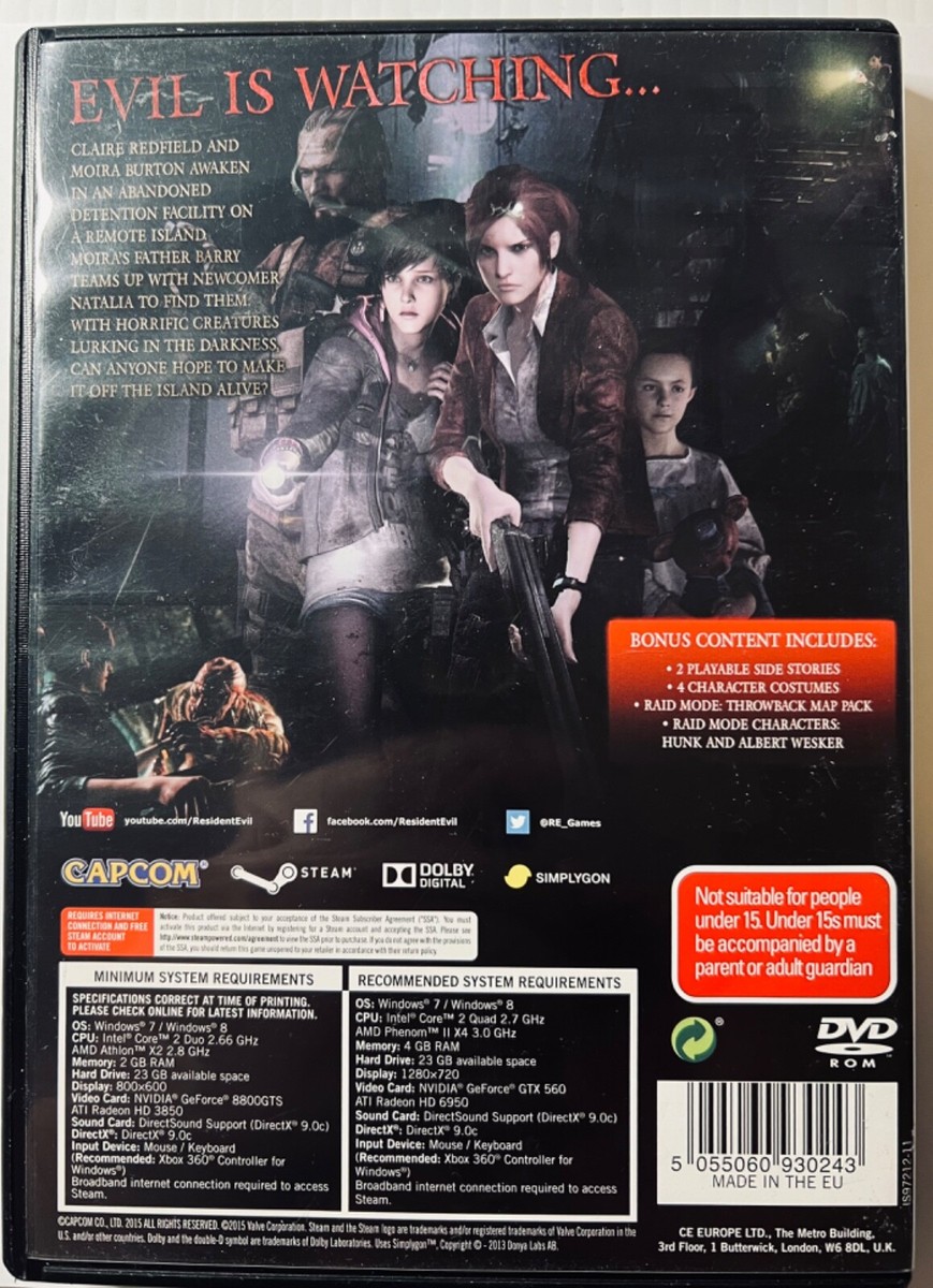 Resident Evil Revelations【中古・PC欧州版】 Amazon.co.jp