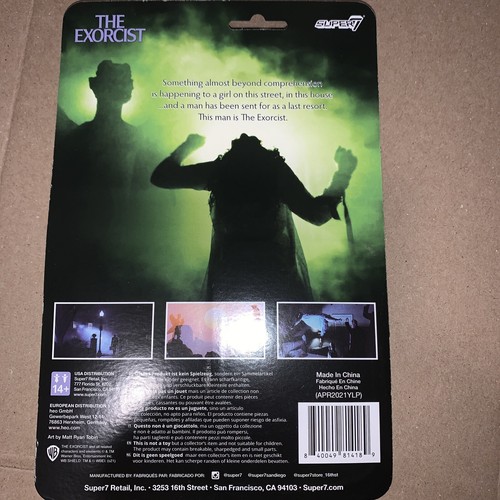 Super7 ReAction The Exorcist Movie Regan MacNeil Figur MOC - Bild 2 von 2
