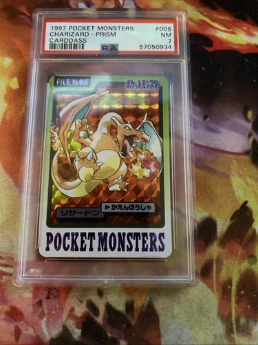 1997 Charizard Cardass Prism Psa 7