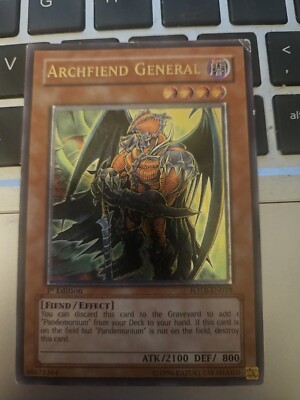 FOTB-DE019 Erzunterweltler General Ultimate 1. Auflage HP Yugioh Karte