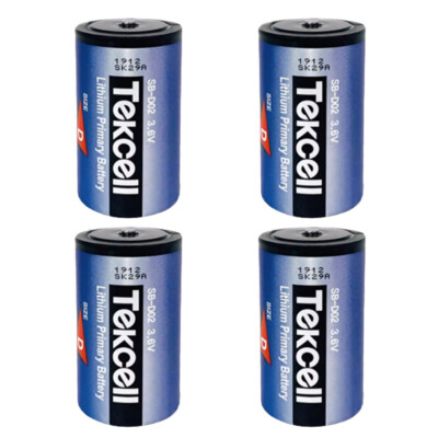 4pcs For Tekcell SB-D02 3.6V 19000MAH Battery Non-rechargeable Li-ion Battery