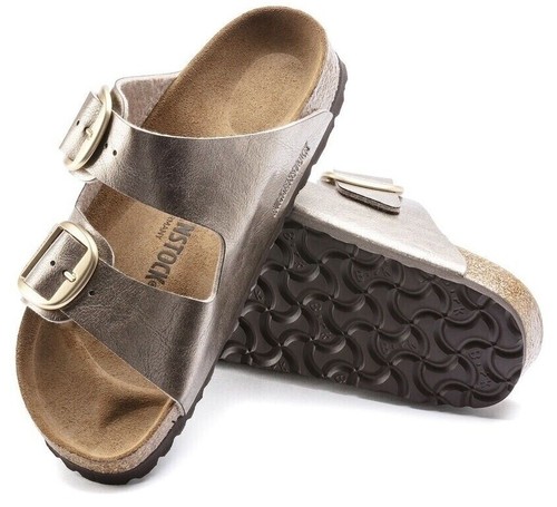 BIRKENSTOCK Arizona Big Buckle 1020882 Graceful Taupe schmale Weite Damen - Bild 5 von 12