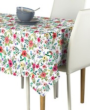 Mother's Day Floral Signature Tablecloth Assorted Sizes