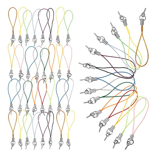 2 PCS Mobile Phone Chain Lanyard Chains Cellphone Charm Strap Hanging Rope - Zdjęcie 9 z 12