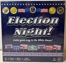 Election Night! Board Game --Parents Choice Gold Award - White House Math    NEW