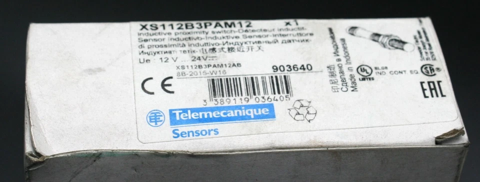 One (1) Telemecanique XS112B3PAM12 Inductive Sensor XS1 M12 Indonesia NEW - Image 3 of 4