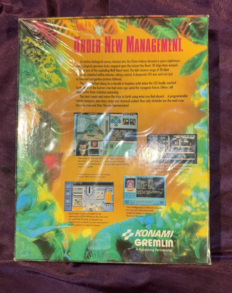 SpaceWrecked-14 Billion Light Years From Earth- Konami Gremlin-PC-1991-NEW - Image 2 of 4