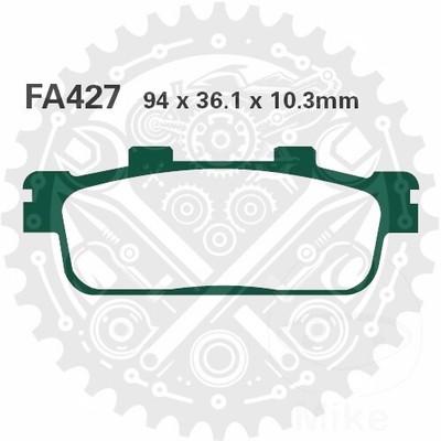 Neu EBC SFA Bremsbeläge für TGB X-Motion 125 i