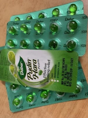 Dabur Pudin Hara Economy Pack 50 Capsules (5 STRx 10 Caps) Free Shipping Herbal