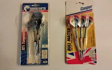 UNICORN 80% Tungsten Darts  18 Gram & Cooper Steel Tip  NOS NEW CONDITION 2 SETS