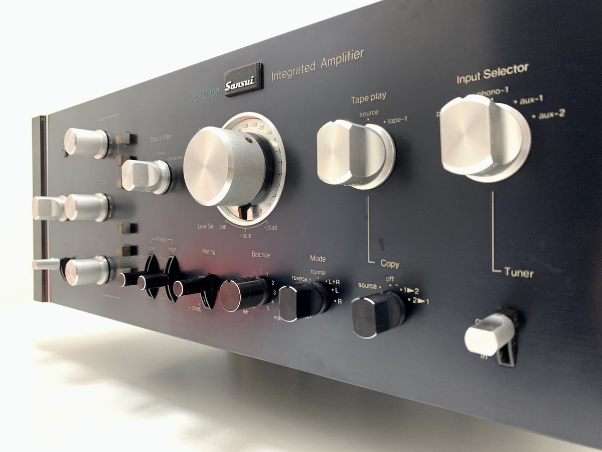 ジャンク/サンスイAU-11000レア物 SANSUI AU 11000 RARE Integrated Stereo Amplifier 220W RMS