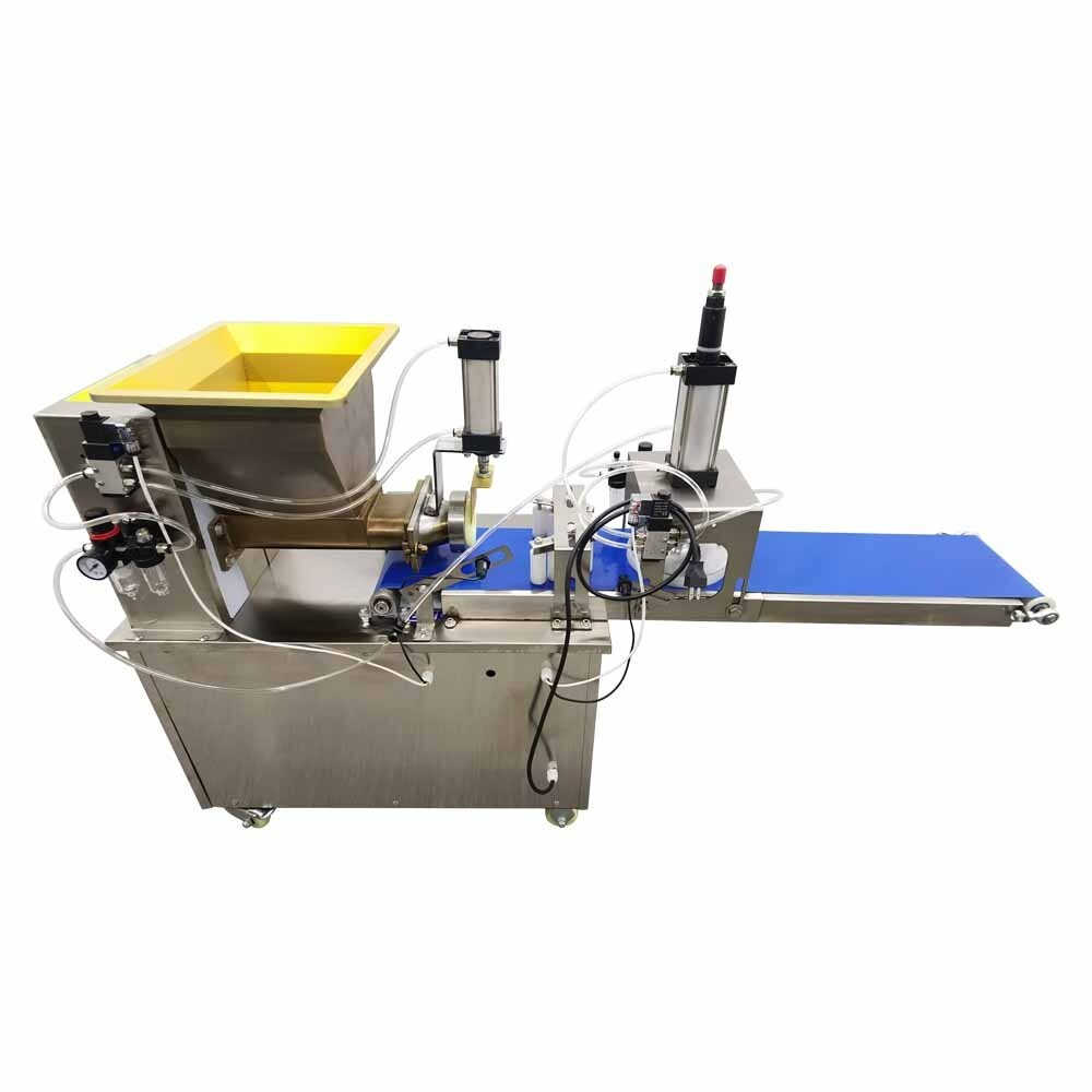 Pneumatic Dough Dividing Machine 2 in1 Dough Cutter& Dough Sheeter 10-300g 7.09"