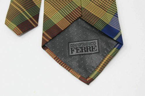 GIANFRANCO FERRE men's Silk neck tie made in Italy - Picture 4 of 4