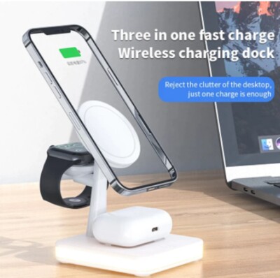 Wireless Charger For IPhone 12/13 Series - Magnetic Qi Fast Charging Pad, 3ft Cable