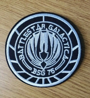 Battlestar Galactica BSG-75 Marines Black & White Patch 3 inches tall