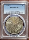 1881-S Morgan Silver Dollar PCGS MS63 TONED (897)