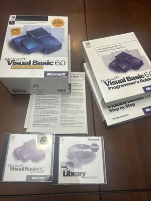 Microsoft Visual Basic 6.0 Deluxe Learning Edition W/Key Two CDs