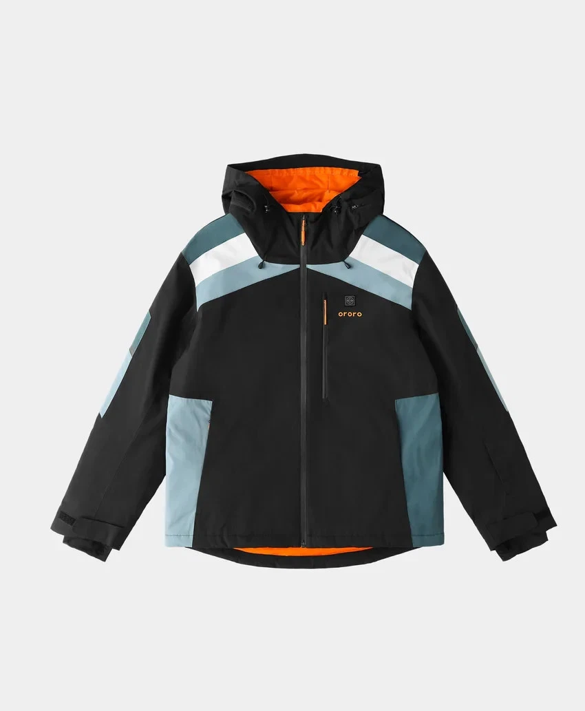 NWT ororo St. Moritz Men's Med Heated Snow Jacket with Battery | Ski Snowboard