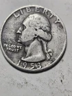 1953 P Washington Quarter Silver 25¢ -