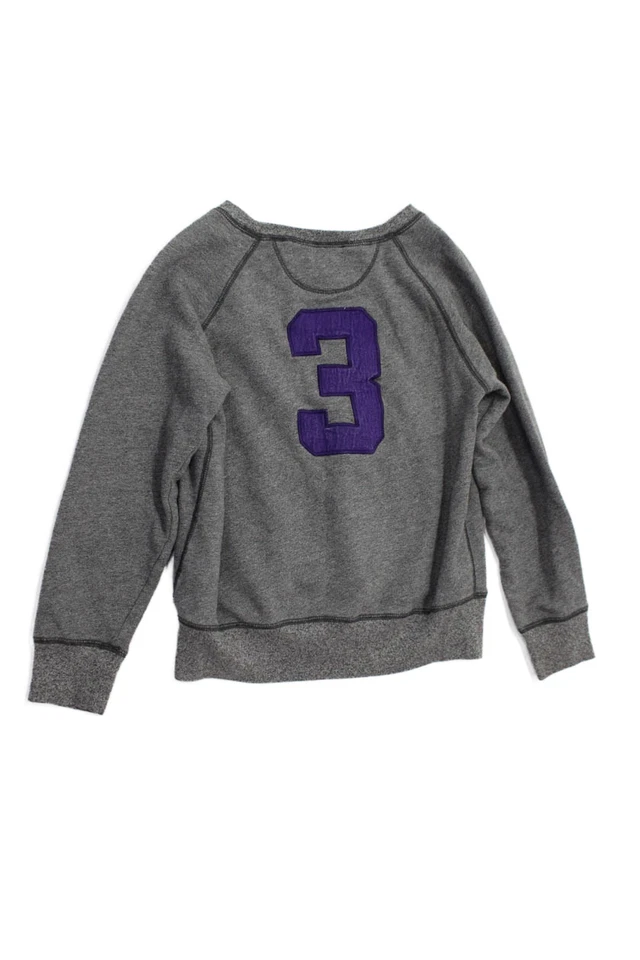 Ralph Lauren Blue Label  Childrens Girls Sweatshirt Gray Cotton Size 8-10 - Image 2 of 4