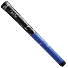 NEW Winn Dri-Tac Midsize (+1/16") Black/Blue Golf Grip .600 Core