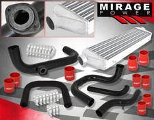 For 93-97 Honda Del Sol Bolt-on Turbo Piping Kit Bov Flange Adapter Red Coupler