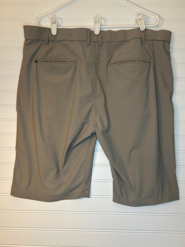 Greyson Men's 40 Montauk Golf Shorts Beige Performance 10'' Inseam - Picture 3 of 10