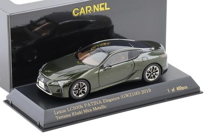1:43 CAR-NEL by Kyosho Lexus LC500h Patina Elegance (GWZ100) 2019 Terraine Khaki