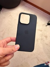 Apple Silicone Case with MagSafe for iPhone 15 Pro - Black