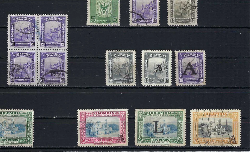 BOGOTÁ, COLOMBIA.- ARMAS.- COLONIAL.- BIBLIOTECA NACIONAL OVPTD LANSA- AVIANCA Foto 2 de 2