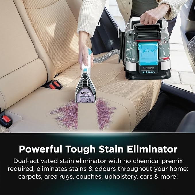 Shark StainStriker Portable Carpet and Upholstery Cleaner Powerful Dual Action — image 2