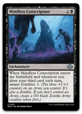 Mindless Conscription #101 (NM) Modern Horizons 3 MH3 Magic MTG
