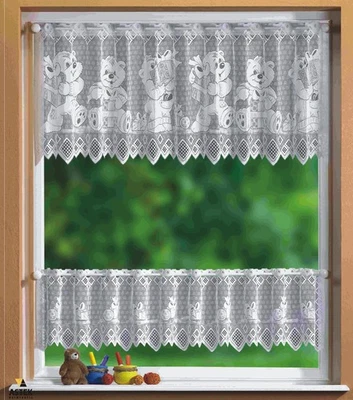 GARDINENBOX Juego de 2 cortinas de cristal KIDS, 30/50x160, 33523