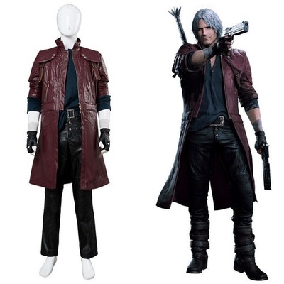 Devil May Cry Dante Tony Redgrave Cosplay Costume Outfits Men's Halloween Suit