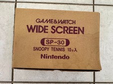 ebay® Auktion 267802361713 | SP-30 Nintendo Game & Watch Snoopy Tennis Versandkarton (Versand) Thumbnail of ebay® auction 267802361713 | SP-30 Nintendo Game & Watch Snoopy Tennis Versandkarton (Versand)