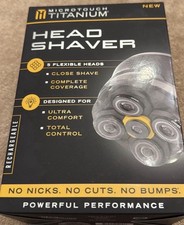 MicroTouch Titanium Rechargeable 5 Head Rotar...