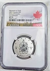 2021 Canada Silver Dollar NGC SP70 Moments To Hold Arms Of Canada First Releases