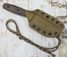 KYDEX SHEATH FOR ESEE - BOLIEU  RB3 KNIFE, T-CLIP,  HAND MADE,  ESKY021