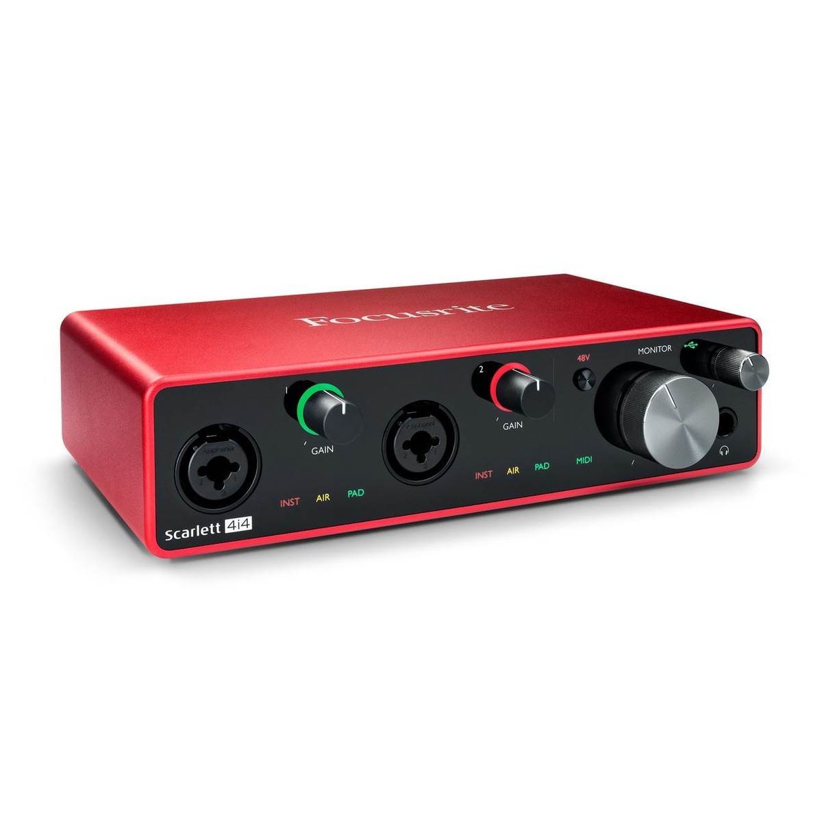 [中古] Focusrite Scarlett 4i4 第3世代 Focusrite Scarlett 4i4 3rd Gen 4x4 USB Audio Interface for
